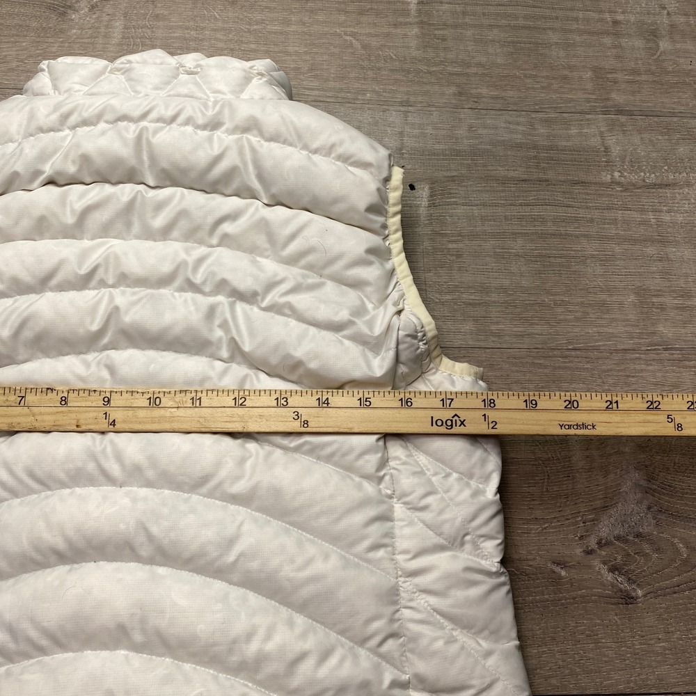 Patagonia Vest Down Sweater Women M White Puffer Goose Down 84627 FA13 - Picture 4 of 9